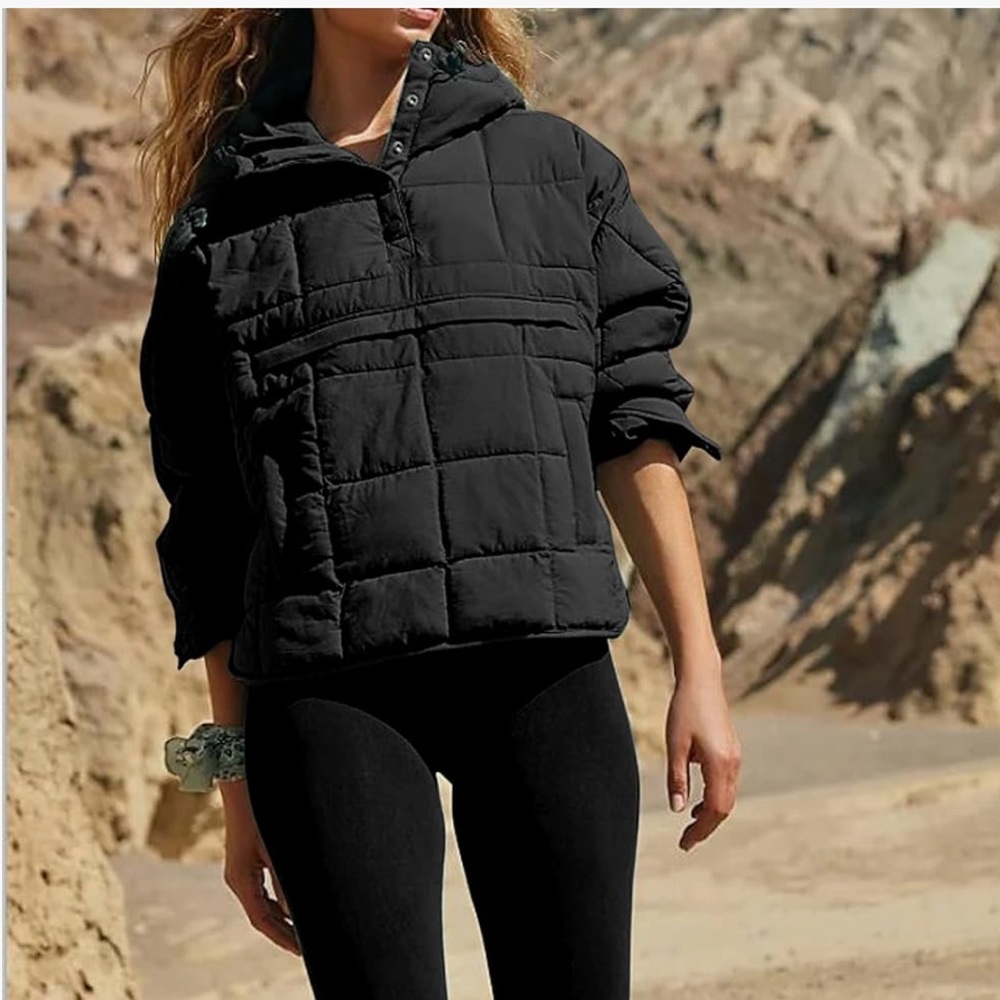 Quilted Pullover Puffer Jacket - image 3